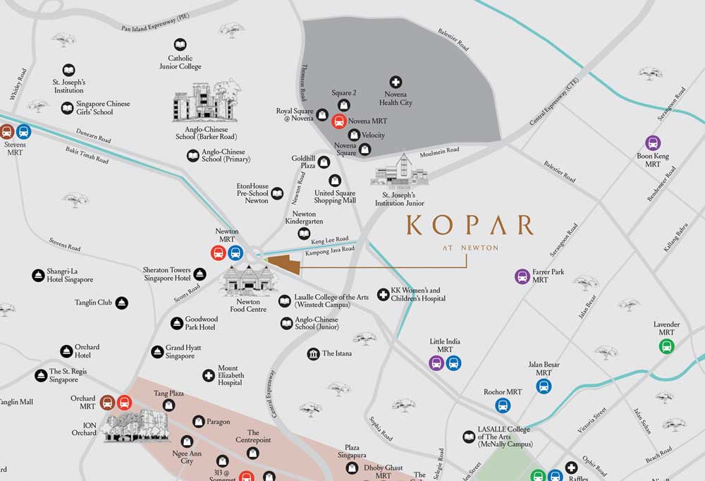 kopar-at-newton-location-map
